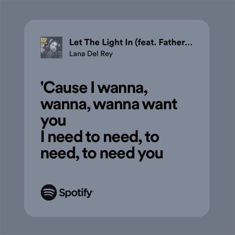 let the light in lyrics lana del rey song